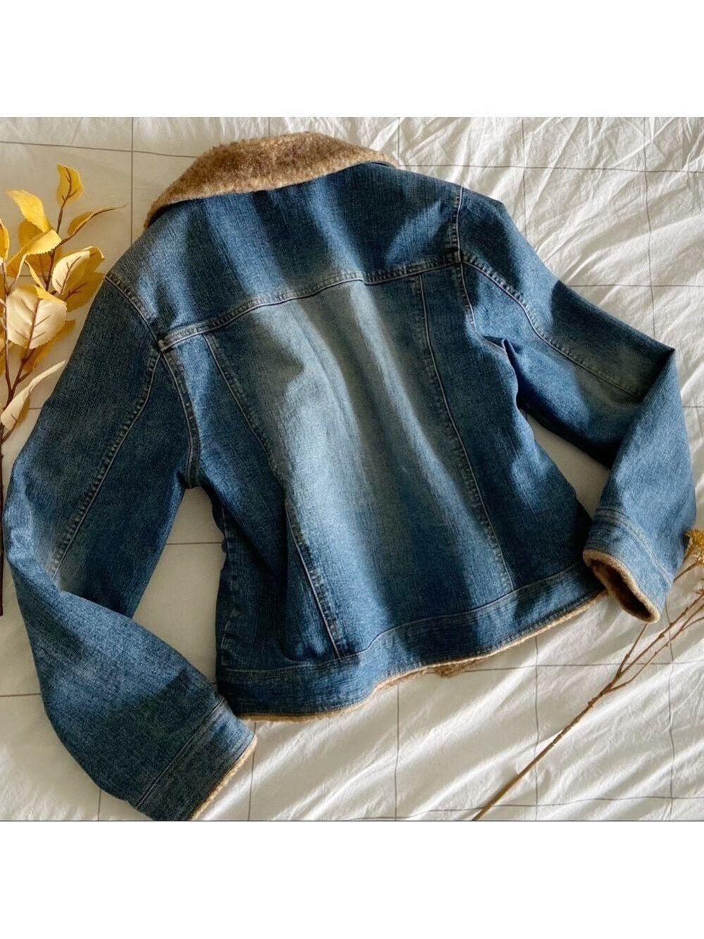 Marvin Richards Denim Jacket with Brown Lining - Picture 6 of 14
